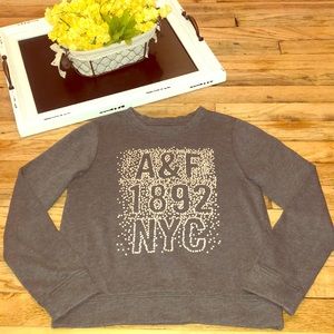 (5/$25) Abercrombie kids dark gray sweatshirt
